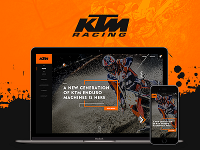 KTM Website - Concept