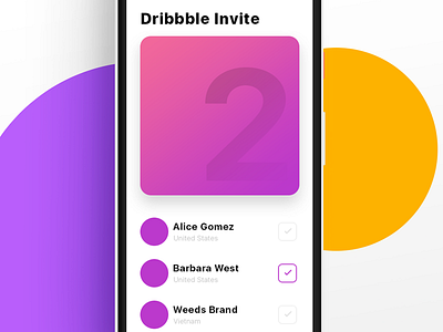 2 Dribbble Invite