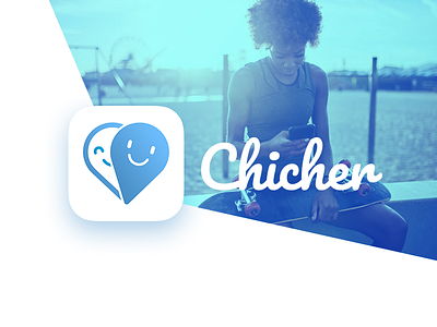 Chicher - Meet People Nearby chicher dribbble gunno invite ios music app redesign thank you ui app ui design uiux weeds brand