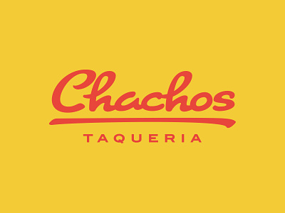 Chachos Taqueria branding duluth logo mark taco taqueria vector