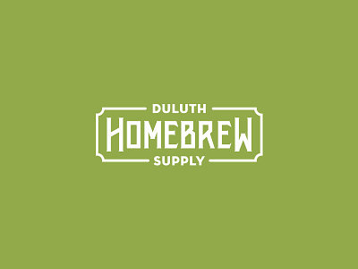 Duluth Homebrew Supply beer hand drawn home brew hops illustrator logo vector