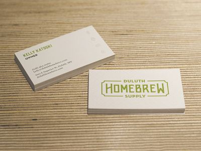 Duluth Homebrew Supply Business Cards brewing business cards stationery