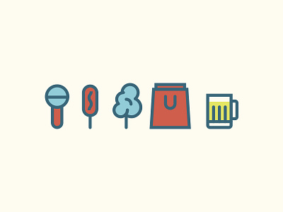 Side Walk Days Icons