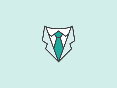 Suit & Tie icon illustration illustrator suit tie vector