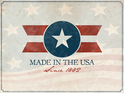 Made In The USA Icon by Taylor Bjork on Dribbble