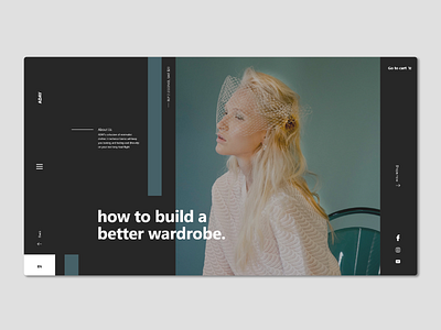 ADAY - Dark mode adobe xd adobexd design experience design fashion graphic design interaction store typography ui uidesign uiux userinterface ux uxdesign web design webdesign website website design wireframes