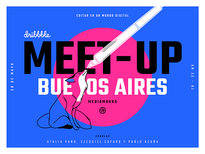 Dribbble Meetup - Buenos Aires ( Playoff ) design