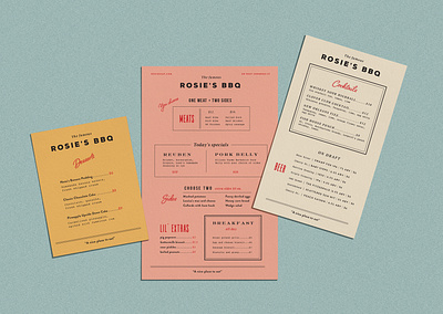 Menu Layouts 1