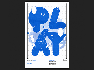 Design is [Play] Poster Design design graphic poster print riso