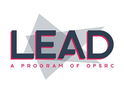 Lead Program brand branding education logo print print design