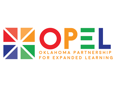 Oklahoma Partnership for Expanded Learning (OPEL) branding design education logo oklahoma