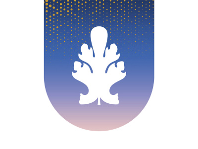 Acanthus leaf eCard brand ecard gradient greeting icon identity leaf lithuania mark ornament ornamental university vector