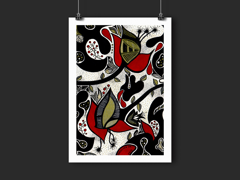 Handmade Drawing by Karolina Slepcenkiene on Dribbble