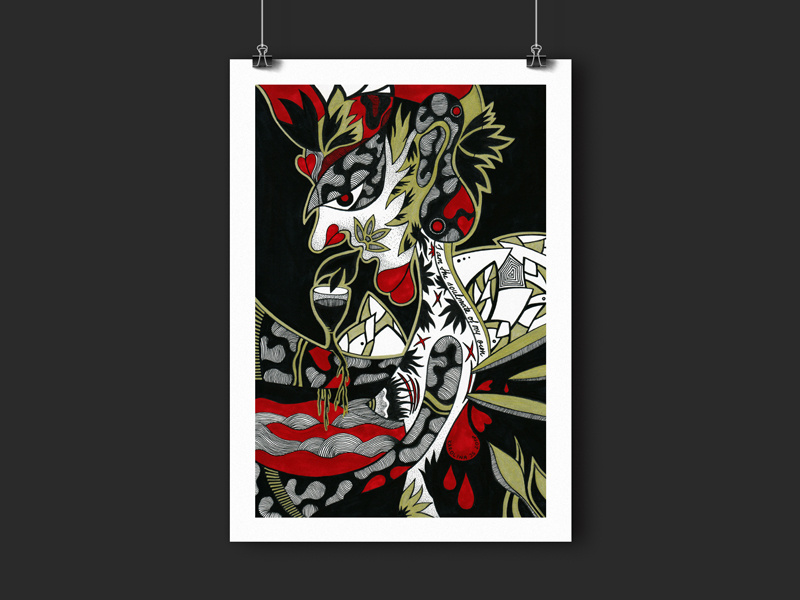 Handmade drawing by Karolina Slepcenkiene on Dribbble