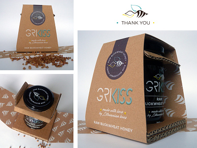 GRIKISS | honey branding & packaging