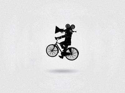 BICICINEMA bicycle bike brush cinema design inspiration logo logotype movies outdoor vector