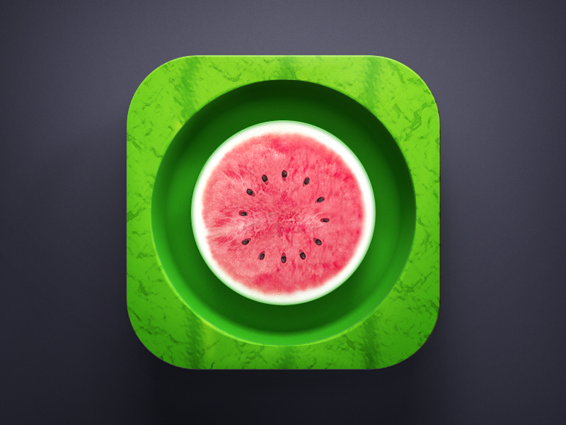 Watermelon icon 3d watermelon fruit green tsama