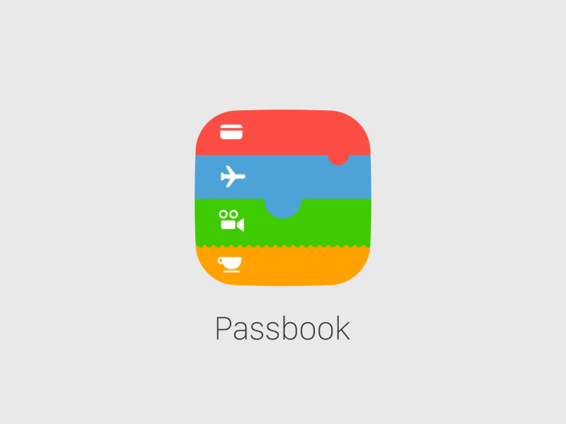 Wallet ae animation gif ios8 ios9 passbook transition wallet