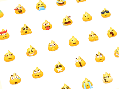 Poop Emoji emoji emotions expressions face icon iconography kkwj poop qiushibaike shit