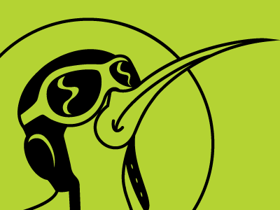 Fearless Kiwis illustration kiwi logo