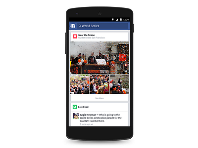 Trending on Facebook android facebook news trending