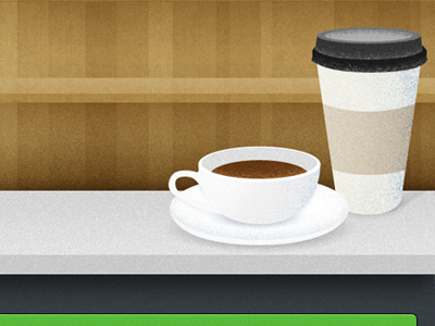Coffee app coffee illustration iphone