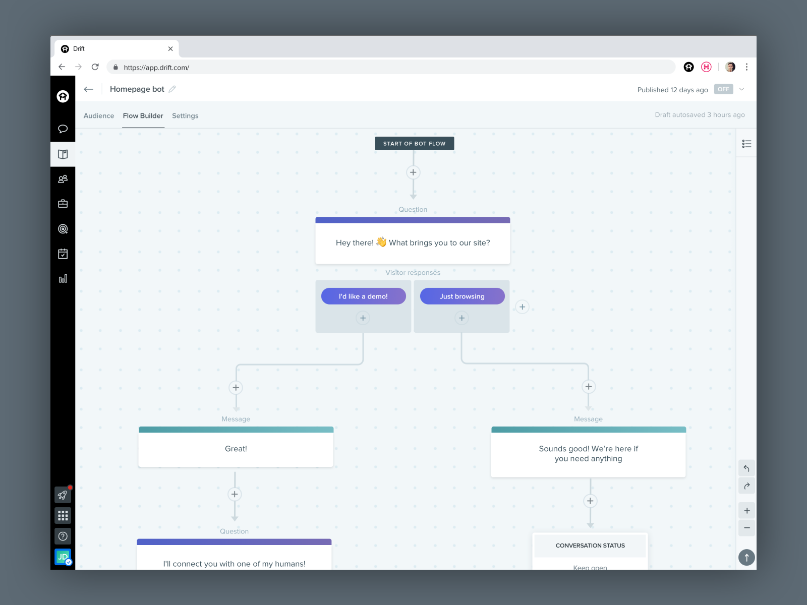 Ui бот. Дрифт бот. Билдер бот скрап. Node interface. Js Canvas Flow bot.