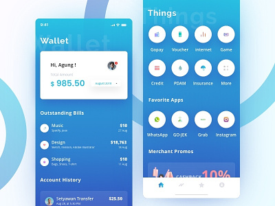 #Exploration - Finance & Wallet App app bank card cash chain debut dribbble payment app shot ui ux wallet