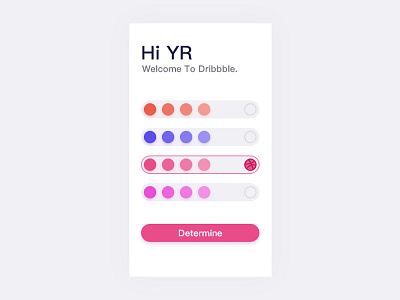 Hello Dribbble! photoshop ui ux 应用