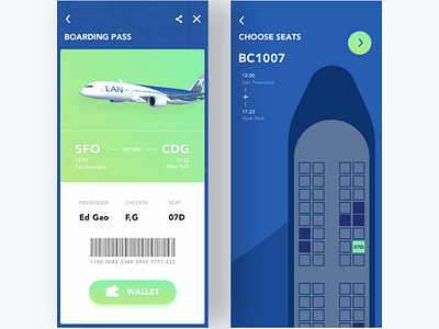 Electronic Ticket By Ed On Dribbble