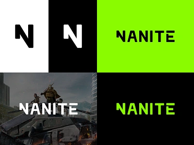 Esports Logo - Nanite TV black branding callofduty esports gaming green logo logodesign logos ps4 streamer twitch typography ux website xbox