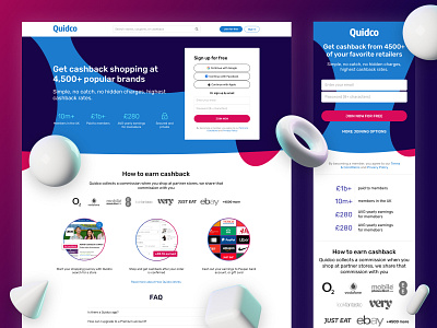 Financial Services Landing Page