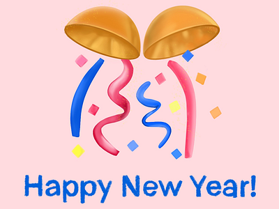 Happy new year! illustration new year