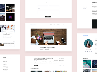 Howeversmall - Blog blog clean design minimal ui ux ux web web design website