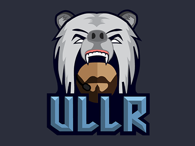 Ullr bear bear logo esports esports logo gaming gaming logo logo video game logo video games