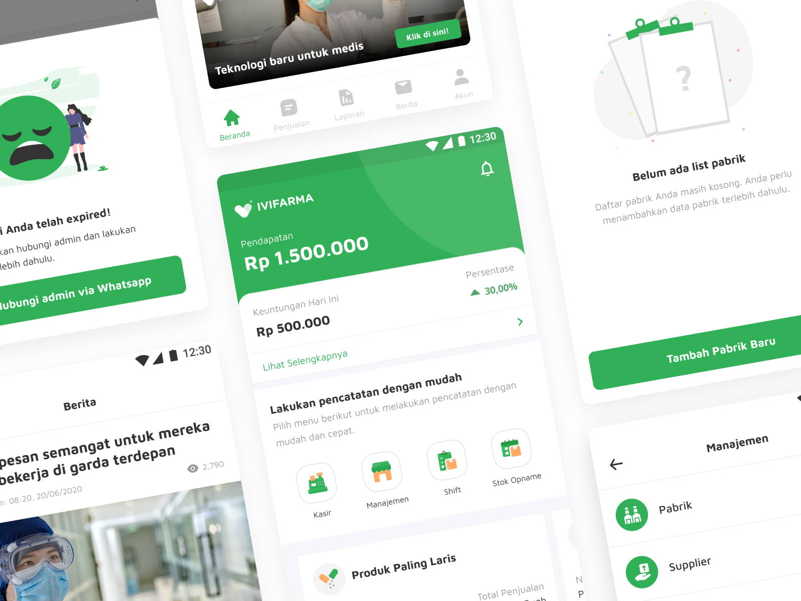 Pharmacy Management App by Syamsul Ma'arief on Dribbble