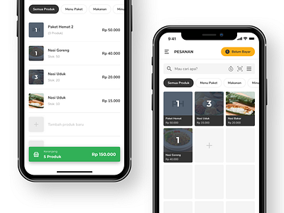 Point of Sale Order Exploration app checkout design financial technology ios order point of sale