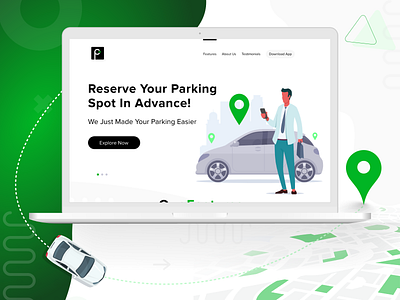Parking App - Marketing Website