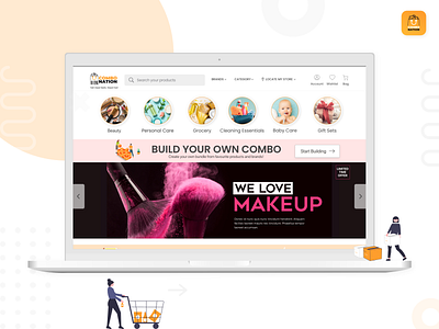 Desktop Ui - Shopping Site branding creative design ecommerce landing page marketing product design ui user journey ux web portal