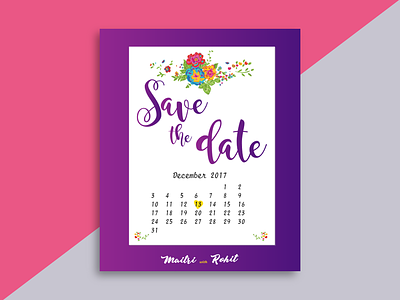 Save The Date for Wedding design digital invite wedding card wedding card design