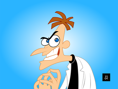 Dr. Heinz Doofenshmirtz | Character Design Illustration