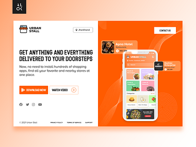 Urban Stall Website Redesign  | Web Design