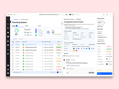 Ticket Description - Ticketing System assign a task email system enterprise design enterprise product incident management issue management raise a ticket saas design saas product saas ux security ticket service now service ticket servicenow ticket ticket system ticketing system ui design ux design web tickets