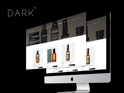 Dark Ecommerce Website Design digital design ecommerce website design uiux website design
