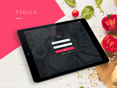 Tabula Restaurant Admin Dashboard and Website Design