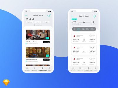 Travel Itinerary App Part-III android app animation branding creative app graphic design ios app iphone app itinerary mobile app motion graphics travel app ui