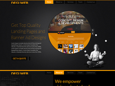 14 Template clean creative design illustration landing page mobile app ui ux webdesign webpage design