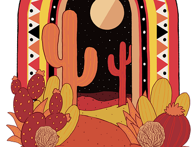 🌵Desert Rainbow🌵 design drawing graphic design illustration