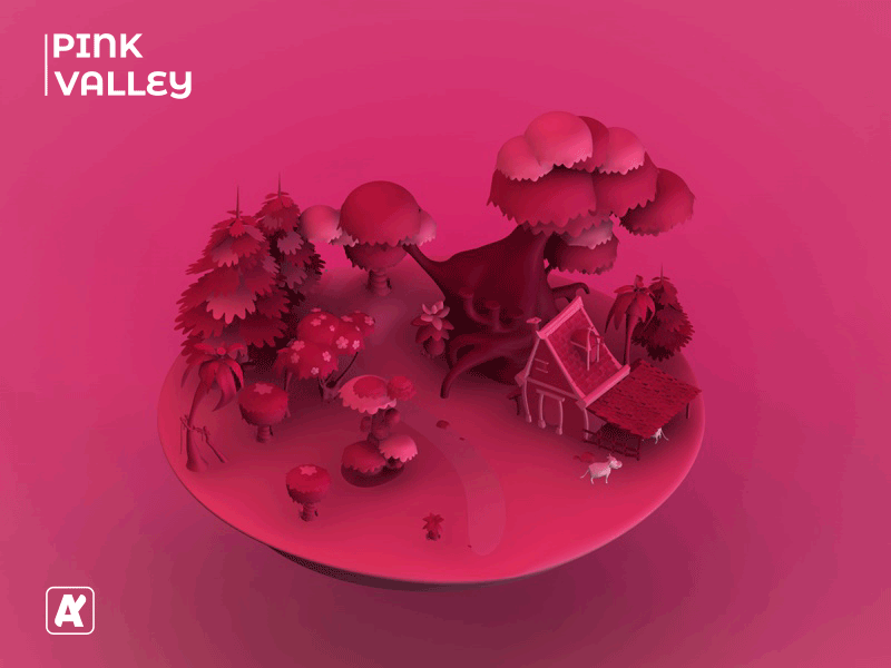 Pink Valley gif