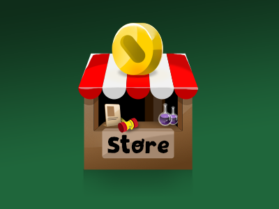 In Game Store design game graphic icon mobile store